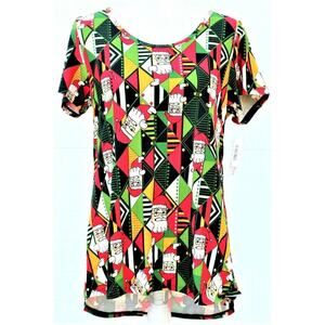 Lularoe Classic T Top Size Small Womens Shirt Christmas Santa Claus New With Tag